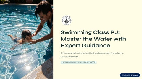 Swimming Class PJ: Learn Swimming with Expert Guidance