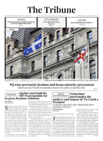 The Tribune Volume 46, Issue 5