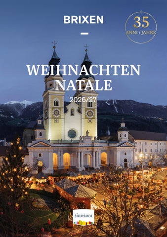 Weihnachten in Brixen | Natale a Bressanone 2026/27