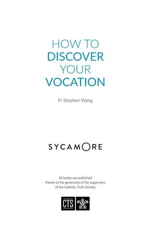 How to Discover your Vocation 第 3 页