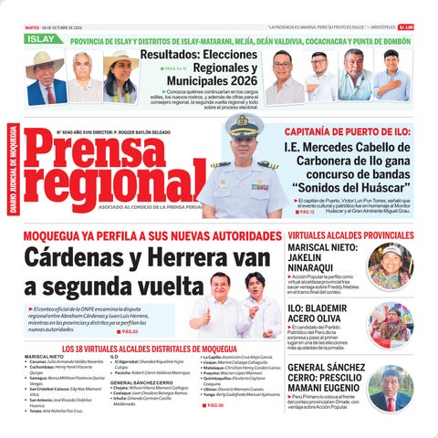La Prensa Regional – Martes 06 de octubre de 2026