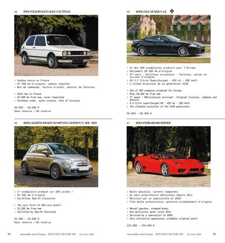 Automobiles sur les Champs | 25.10.2026 第 18 页