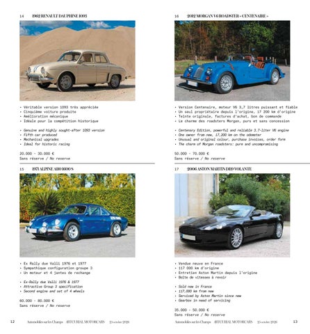 Automobiles sur les Champs | 25.10.2026 第 8 页