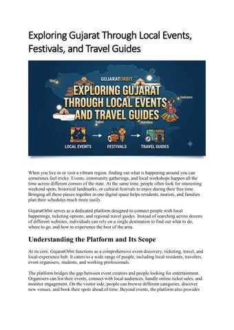 Exploring Gujarat Through Local Events