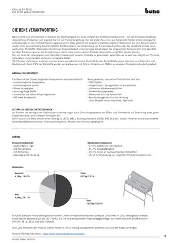 Bene Office 家具目录 · produktdatenblatt-bene-casual 第 12 页