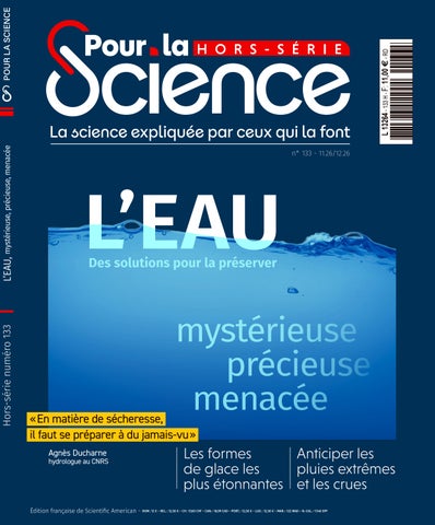 Hors-série Pour la Science n°133 - L'eau : mystérieuse, préciseuse, menacée