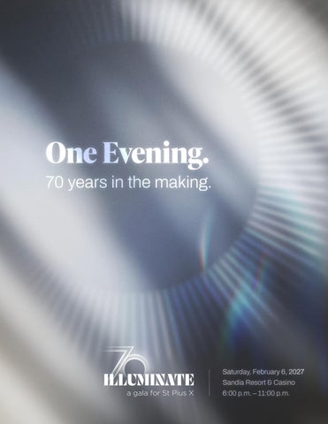 SPX Illuminate Gala Sponsor Package