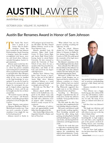 Austin Lawyer October 2026