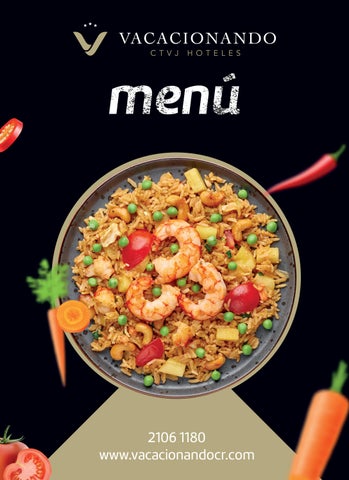 Menú Restaurante Vacacionando Hoteles