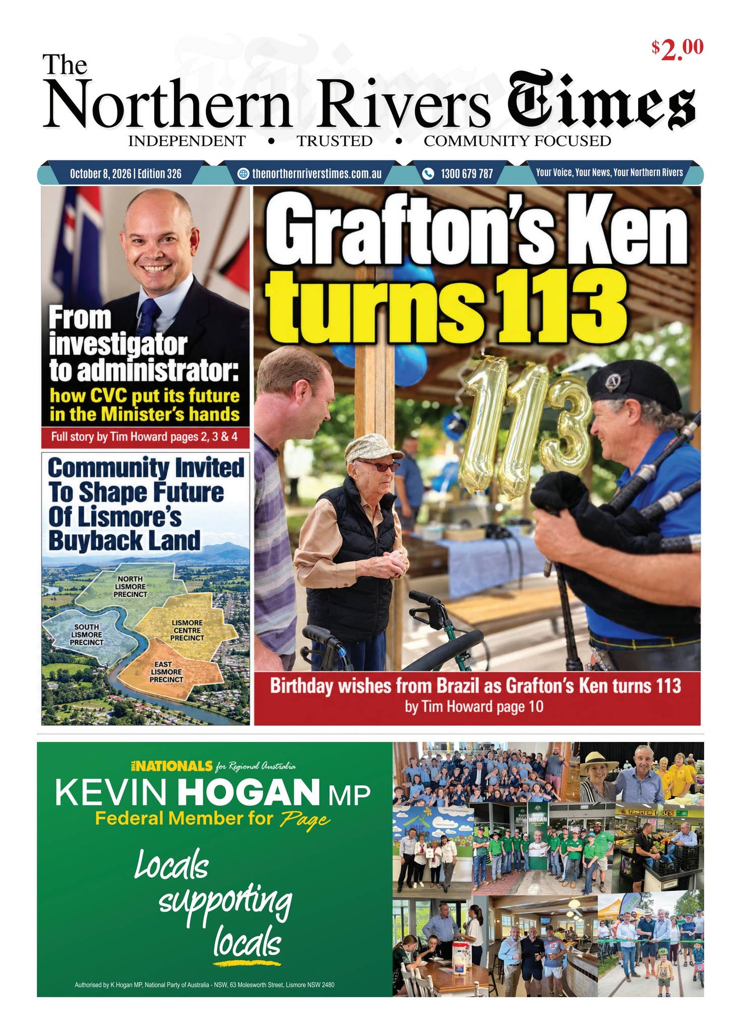 Northyern Rivers The Northern Rivers Times News Edition 326 by The Northern Rivers Times ...