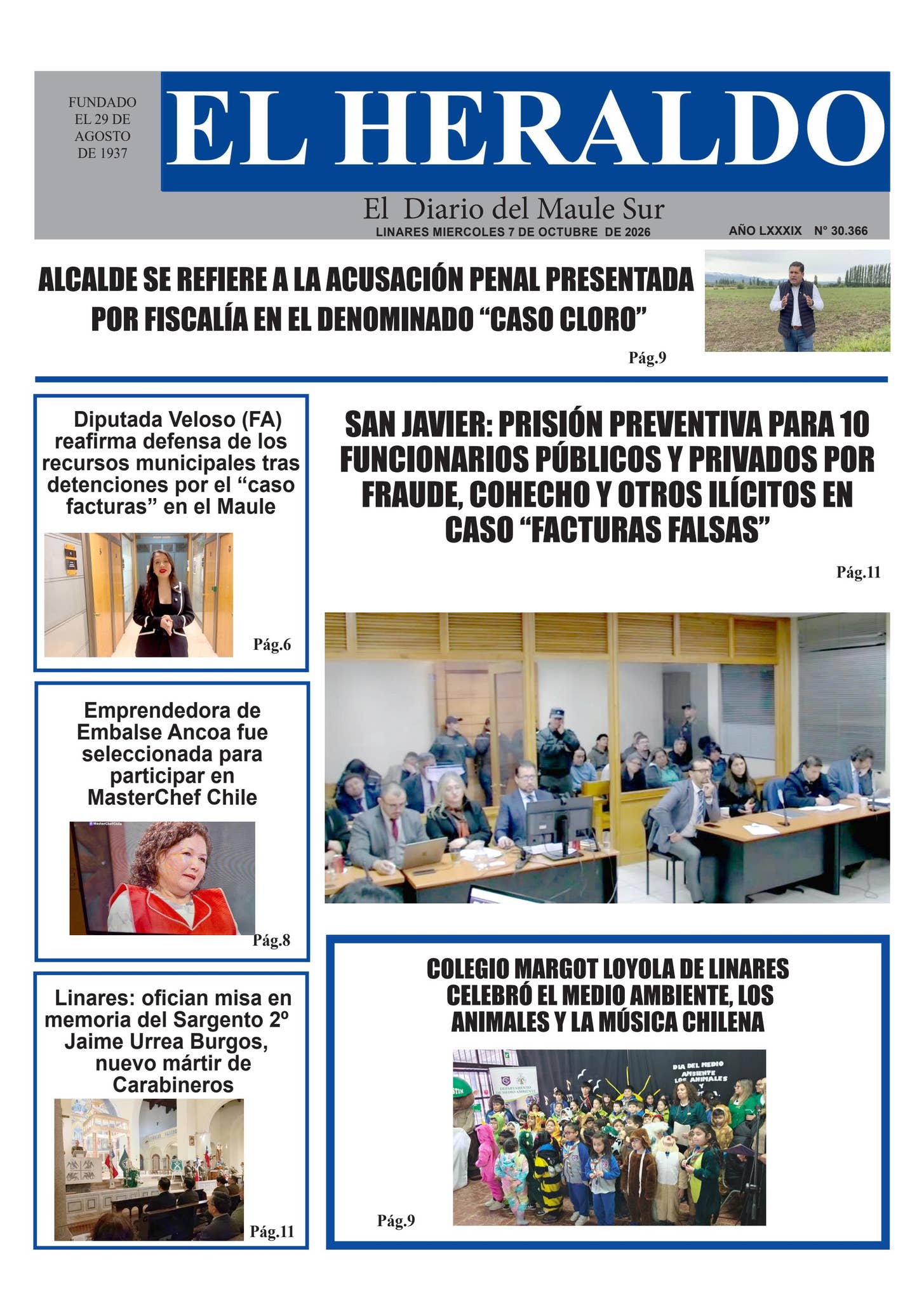 Miercoles 07 deoctubre 2026