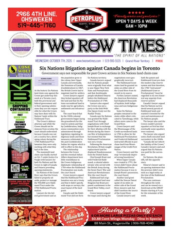 Two Row Times, October 7th, 2026