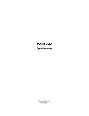 syuanbo portfolio