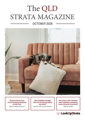 The QLD Strata Magazine | October 2026