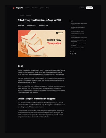 5 Black Friday Email Templates to Adapt for 2026
