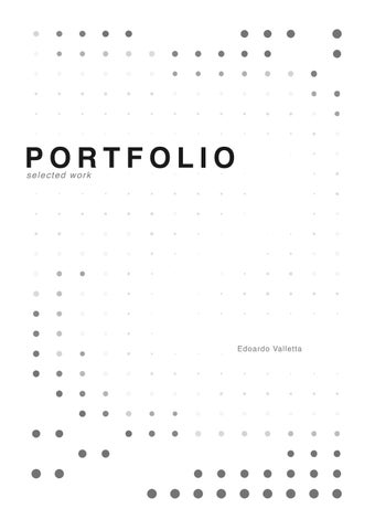 Edoardo Valletta, Architecture Portfolio