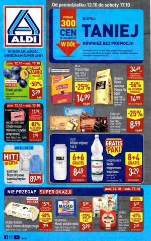 Aldi gazetka CRW od 12.10 do 17.10.2026