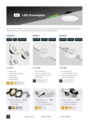 Ultra LEDs 灯饰目录 · Product Showcase - Oct 2026 第 18 页