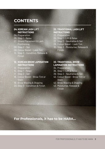 HARA Lash × Brow Lift Instructions 第 3 页