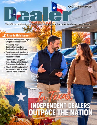 Texas Dealer Magazine | October 2026