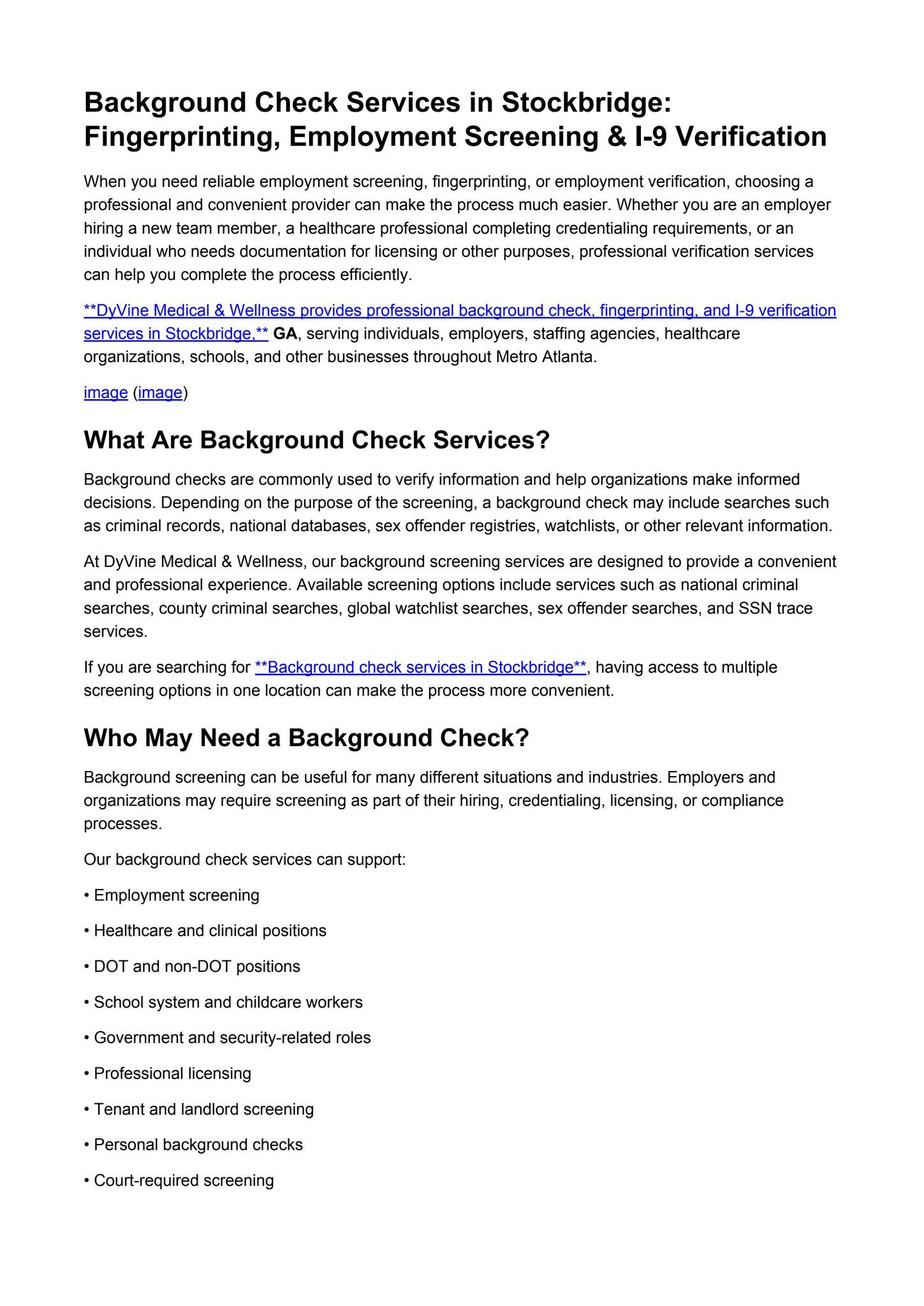 Background Check Services in Stockbridge by Alex Jain - Issuu