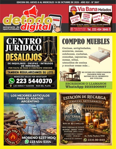 Semanario Detodo Digital - Edición Nº 3847 - Jueves 8 de Octubre de 2026