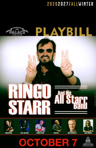 Ringo Starr Playbill (10/7/26)