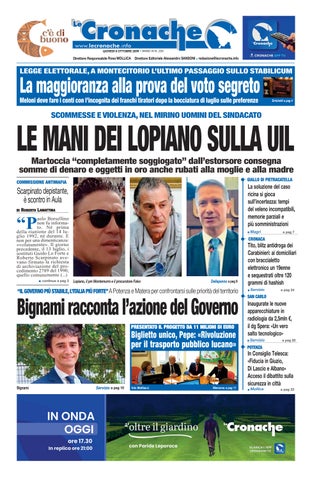 Cronache del 8 ottobre 2026