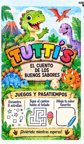 Menu infantil Tuttis