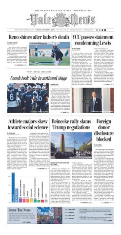 Yale Daily News — October 5, 2026
