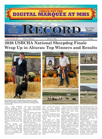 Modoc County Record - Oct 08, 2026