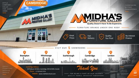 Midhas 家具 Gallery PDF 手册 Cambridge 第 10 页