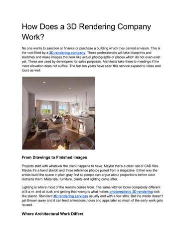 How Does a 3D Rendering Company Work_