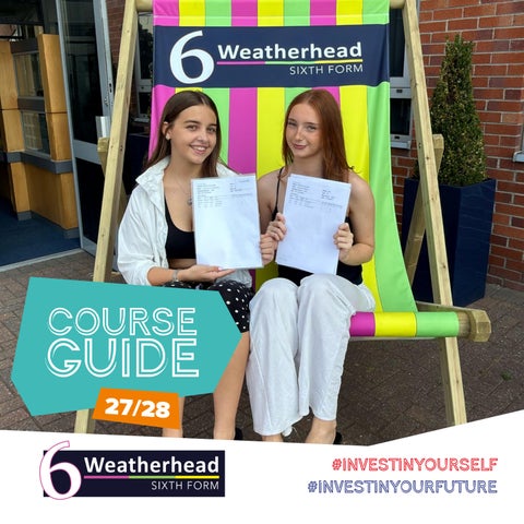 Weatherhead Sixth Form Course Guide 2027/28