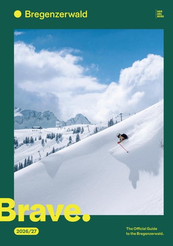 Bregenzerwald Guide Winter 2026/27