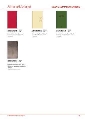 Norengros Kalendere og almanakker 2027 第 11 页