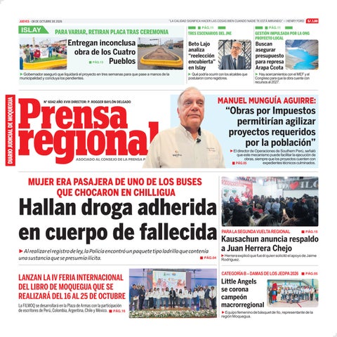 La Prensa Regional – Jueves 08 de octubre de 2026