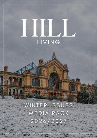 Hill Living Winter Advertising