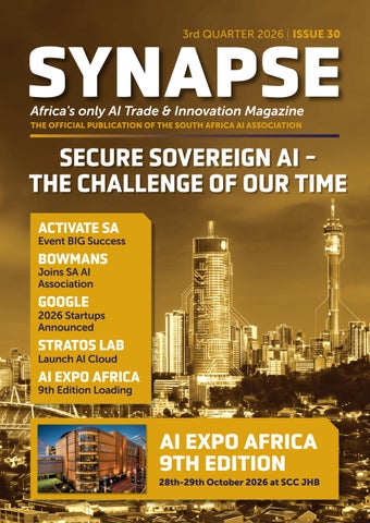 Synapse - Africa’s 4IR Trade & Innovation Magazine - 3rd Quarter 2026 Issue 30