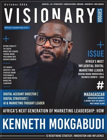 Africa’s Most Influential Digital Marketing Leader: Driving Brand Innovation & Business Growth – 202