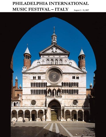 PIMF Italy 2027 Friends and Family Brochure