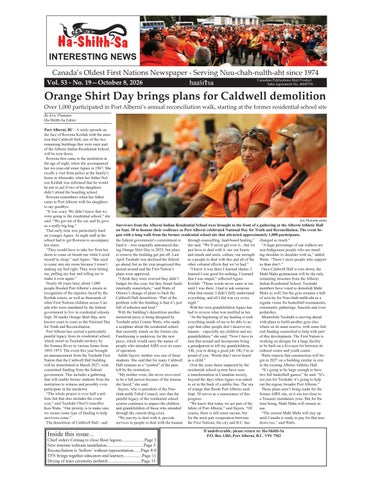 Ha-Shilth-Sa Newspaper October 8, 2026