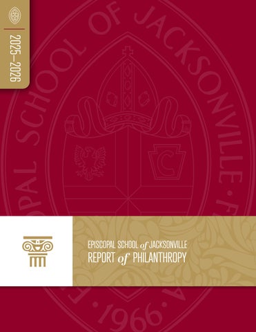2025-2026 Report of Philanthropy