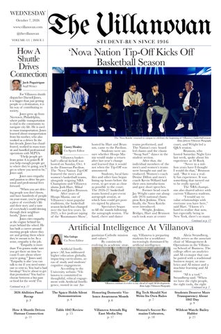 The Villanovan | Volume 121, Issue 5: October 7, 2026