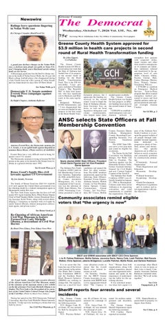 The Greene County Democrat - October 7, 2026