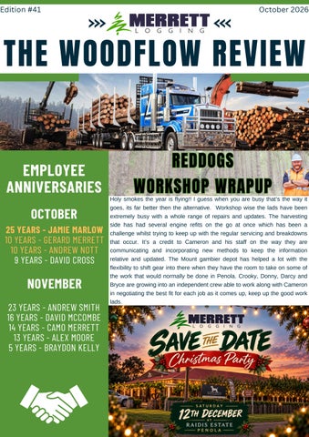The Monthly Woodflow - October 2026