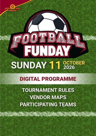 Football Funday 2026 - PROGRAMME