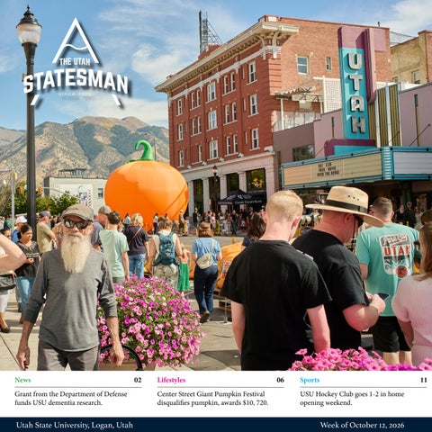 The Utah Statesman — Monday, Oct. 12, 2026