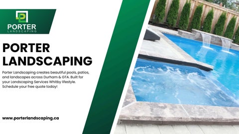 Landscaping Services Whitby