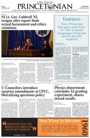 The Daily Princetonian: October 2, 2026